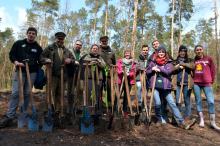Finał akcji „Studenci sadzą las”