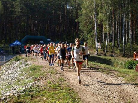 Bieg w sercu Lasów Cisowskich