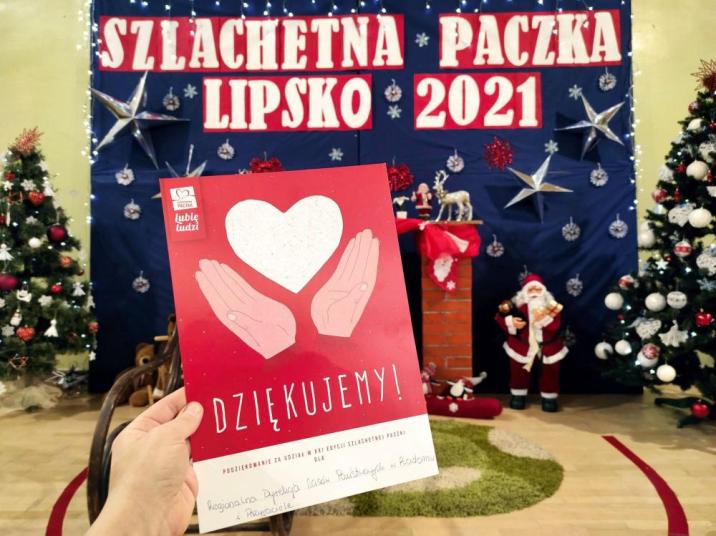 Zdjęcie&#x20;przedstawia&#x20;dyplom&#x20;w&#x20;podziękowaniu&#x20;za&#x20;wsparcie&#x20;akcji