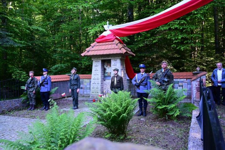 Kapliczka&#x20;partyzancka&#x20;z&#x20;obrazem&#x20;Matki&#x20;Boskiej&#x20;Bolesnej&#x2c;&#x20;fot&#x2e;&#x20;Paweł&#x20;Kosin