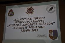 Turniej pożarniczy powiatu radomskiego